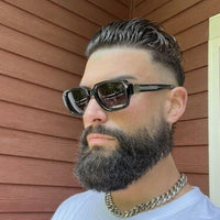 Chrome Hearts TV PARTY matty boy square-frame tinted sunglasses🔱