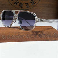 Chrome Hearts Sunglasses 8193 Black-Clear-Silver ✨