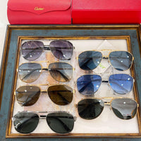 CARTIER Double Frame Aviator CAA 0635S Men's Sunglasses ✨