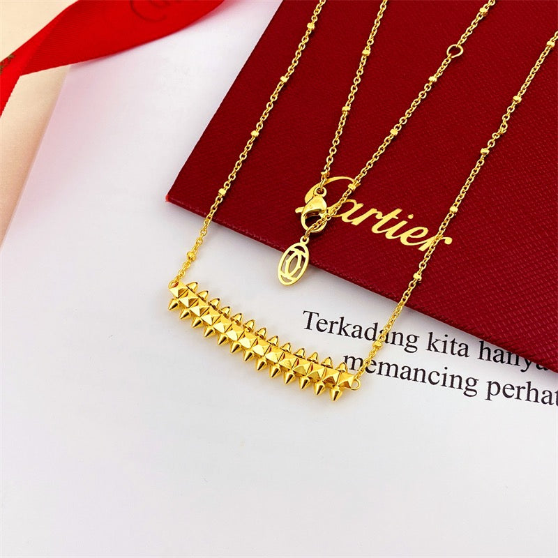 Cartier 18K Gold Plated CLASH DE MODEL Necklace✨ - buyonlinebehappy