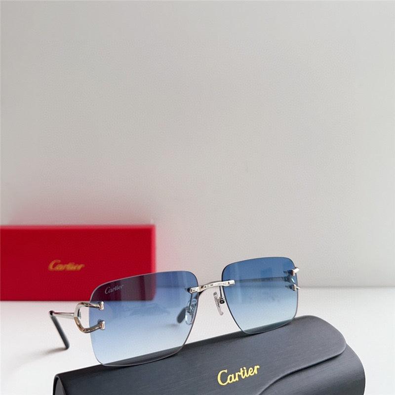 1 Cartier SIGNATURE C DE Style Sunglasses 57mm 14 lens Color - buyonlinebehappy