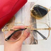CARTIER Double Frame Aviator CAA 0635S Men's Sunglasses ✨