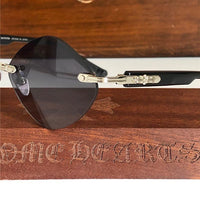 Chrome Hearts DEEP III 3 Rhombus Zeiss Lens Unisex Sunglasses⚜️