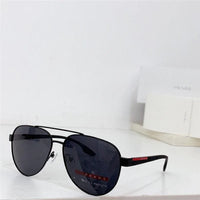 PRADA SPS54T 1AB5Z1 58 Polarized Men's Pilot Sunglasses✨