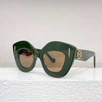 LOEWE Butterfly Inflated Round-Frame Acetate  40127 Sunglasses ✨