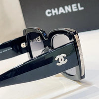 CHANEL RECTANGLE 5435 C622/S6 Women's Acetate Sunglasses 5 COLORS ✨