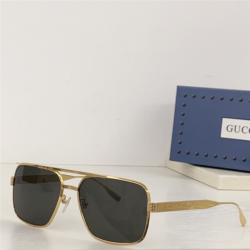 New Season Gucci 1512S Eyewear Rectangle frame Sunglasses  ✨ - buyonlinebehappy