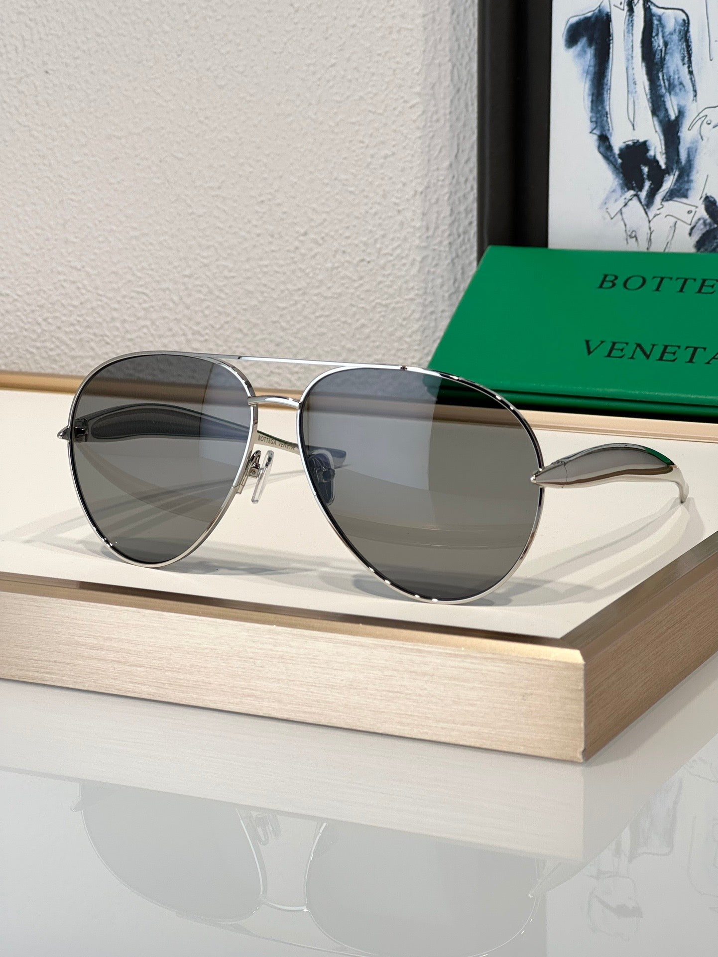 BOTTEGA VENETA BV1305S Unisex Sunglasses ✨ - buyonlinebehappy