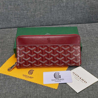 Goyard Matignon GM Zipper Wallet In Goyardine Canvas✨