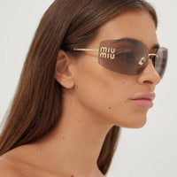2024 Miu Miu Eyewear MU 54YS 5AK-5S0 Runway frameless sunglasses ✨