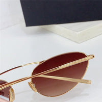 YSL 2024 Saint Laurent Women's Cat Eye SL-538 - 001 Sunglasses ✨