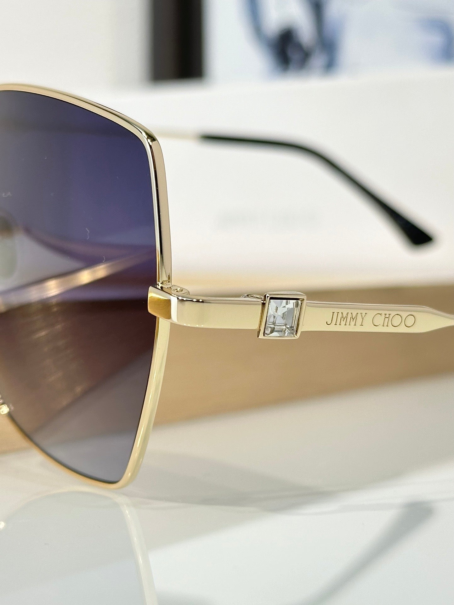 Jimmy Choo REYES/S Sunglasses with Glitter women's ✨ - buyonlinebehappy