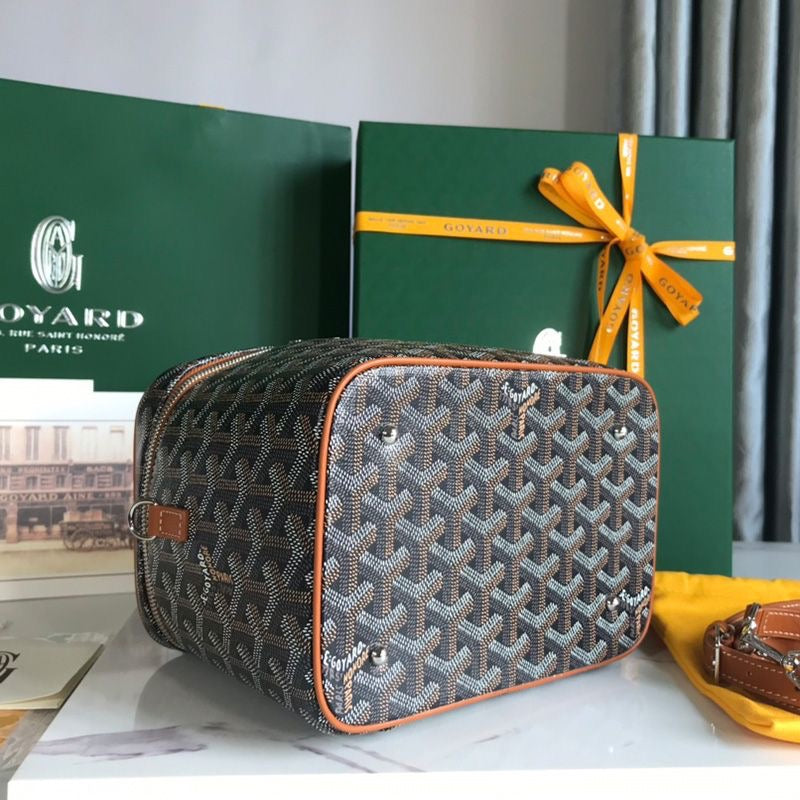 Goyard Muse Vanity Case In Goyardine Canvas 11 colors ✨ - buyonlinebehappy