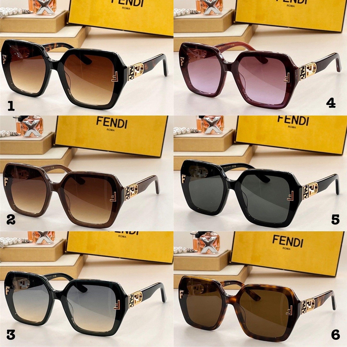 Fendi FD 2148 Oversize Sunglasses✨ - buyonlinebehappy