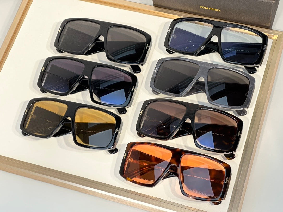 TOM FORD Raven FT1036/S 01B Unisex Sunglasses 🔱 - buyonlinebehappy