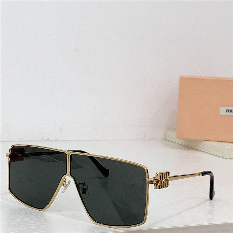 1 2024 Miu Miu MU51ZS Gold-Black Frame 69mm Women's Sunglasses✨ - buyonlinebehappy