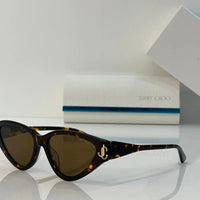 2024 Jimmy Choo JC5019 Cat Eye Sunglasses with Glitter women's ✨