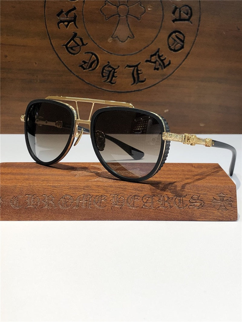 Chrome Hearts PUSHIN ROD I 57-18-146mm Sunglasses⚜️ - buyonlinebehappy