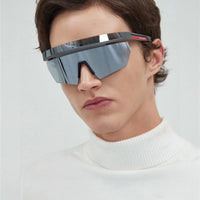 PRADA 59mm Shield Sunglasses Prada Linea Rossa   🟥