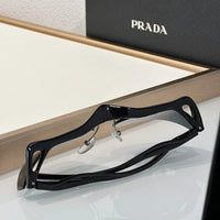PRADA PR A25S (1AB5S0)- BLACK-PEACH-GREEN | SUNGLASSES Unisex  🟥