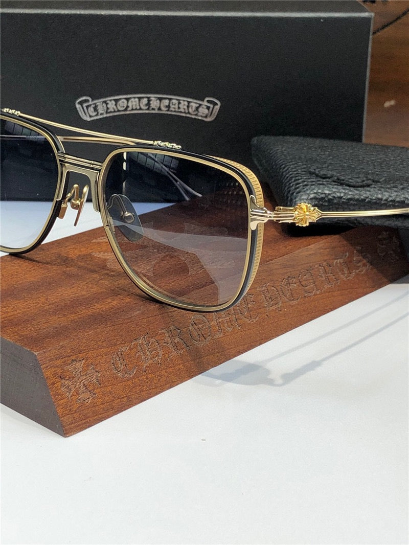 Chrome Hearts HUMPSTER metal Polarised Zeiss Lenses Sunglasses⚜️ - buyonlinebehappy