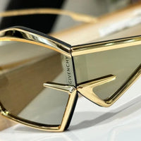 GIVENCHY GIV CUT GV40066U Cat-eye gold-tone sunglasses Size 66✨