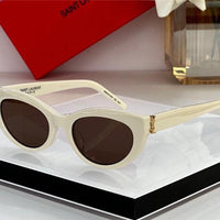 Saint Laurent Women's Monogram Hinge Narrow Cat Eye Sunglasses Women's ✨