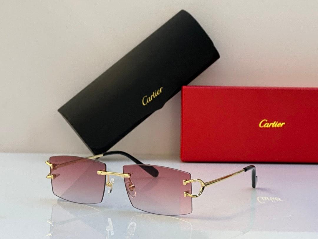 CARTIER - CT0092O - 001 DIAMOND CUT Sunglasses ✨ - buyonlinebehappy