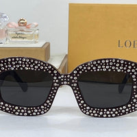 NEW SEASON Loewe Pavé Screen LW 4114 IS 90A Geometric Sunglasses ✨
