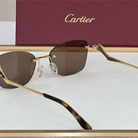 PANTHÈRE DE CARTIER CT 0120 - Platinum-Gold Sunglasses 👑