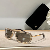 CHANEL Shield Sunglasses A71558🖤