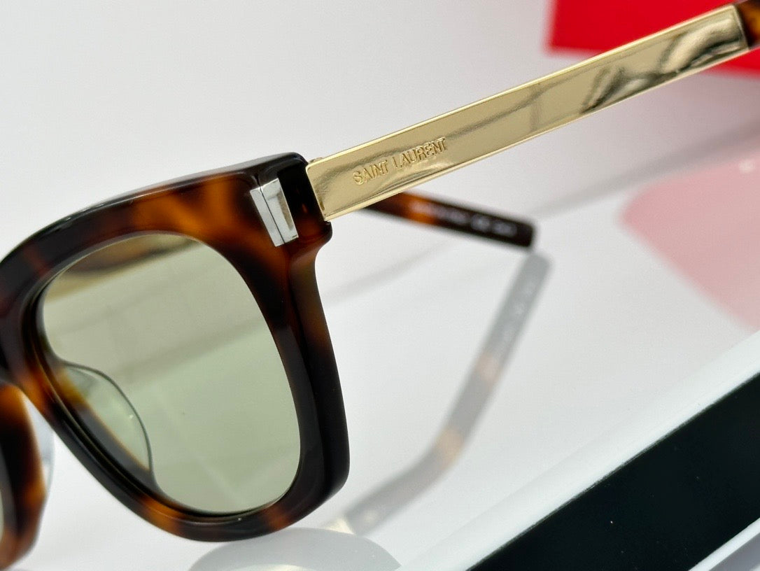 Saint Laurent Eyewear SL 582 square-frame Sunglasses✨ - buyonlinebehappy