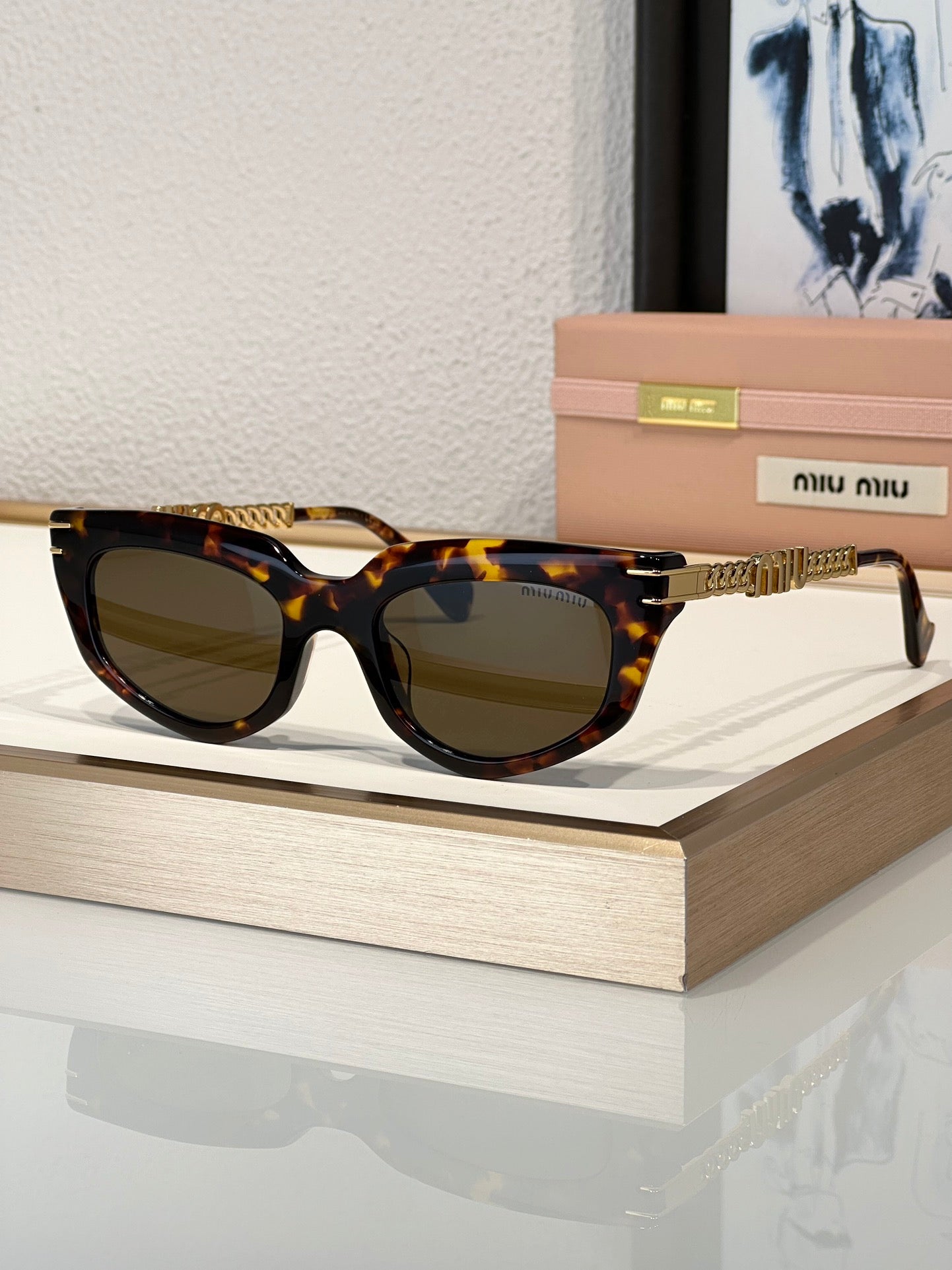 MIU MIU MU 12WS - 1AB5S0 Women's  Sunglasses✨ - buyonlinebehappy