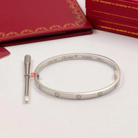Cartier 18K Gold Plated Jewelry LOVE Bracelet yellow rose silver ✨