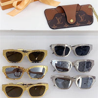 Louis Vuitton EDGE Z1476E Edge Large Square Women's Sunglasses ✨