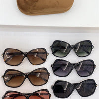 ✨TOM FORD Eyewear Rosemin Oversize round-frame sunglasses