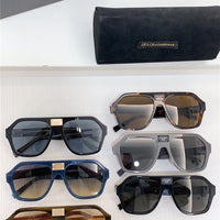 Dolce & Gabbana Eyewear pilot-frame logo-plaque Sunglasses ✨