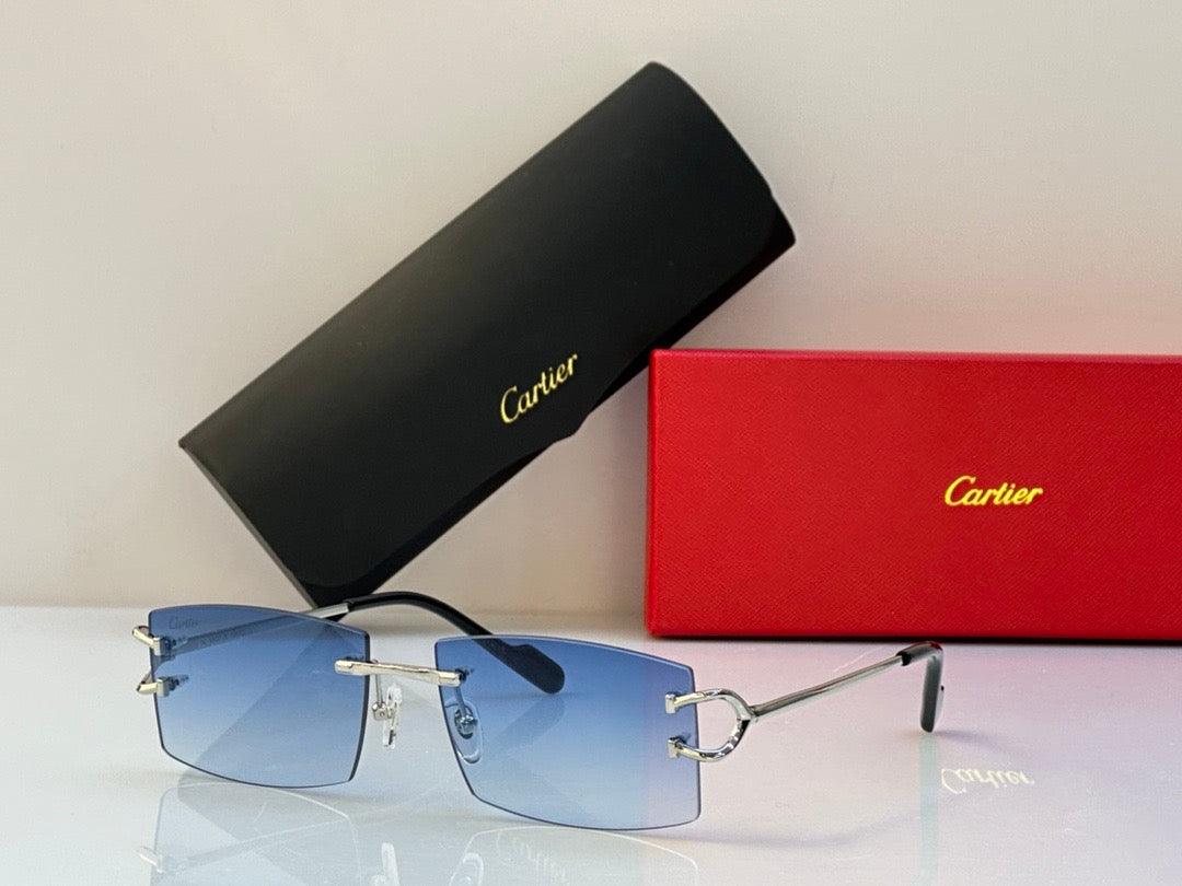 CARTIER - CT0092O - 001 DIAMOND CUT Sunglasses ✨ - buyonlinebehappy