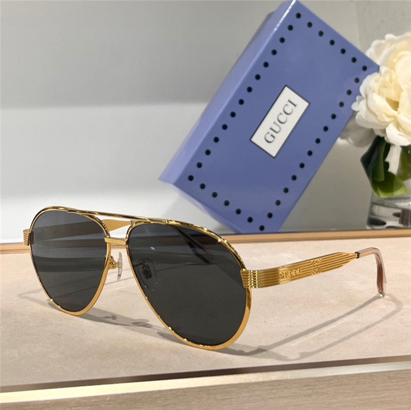 GUCCI NAVIGATOR FRAME GG1513S-001 Aviator Sunglasses ✨ - buyonlinebehappy