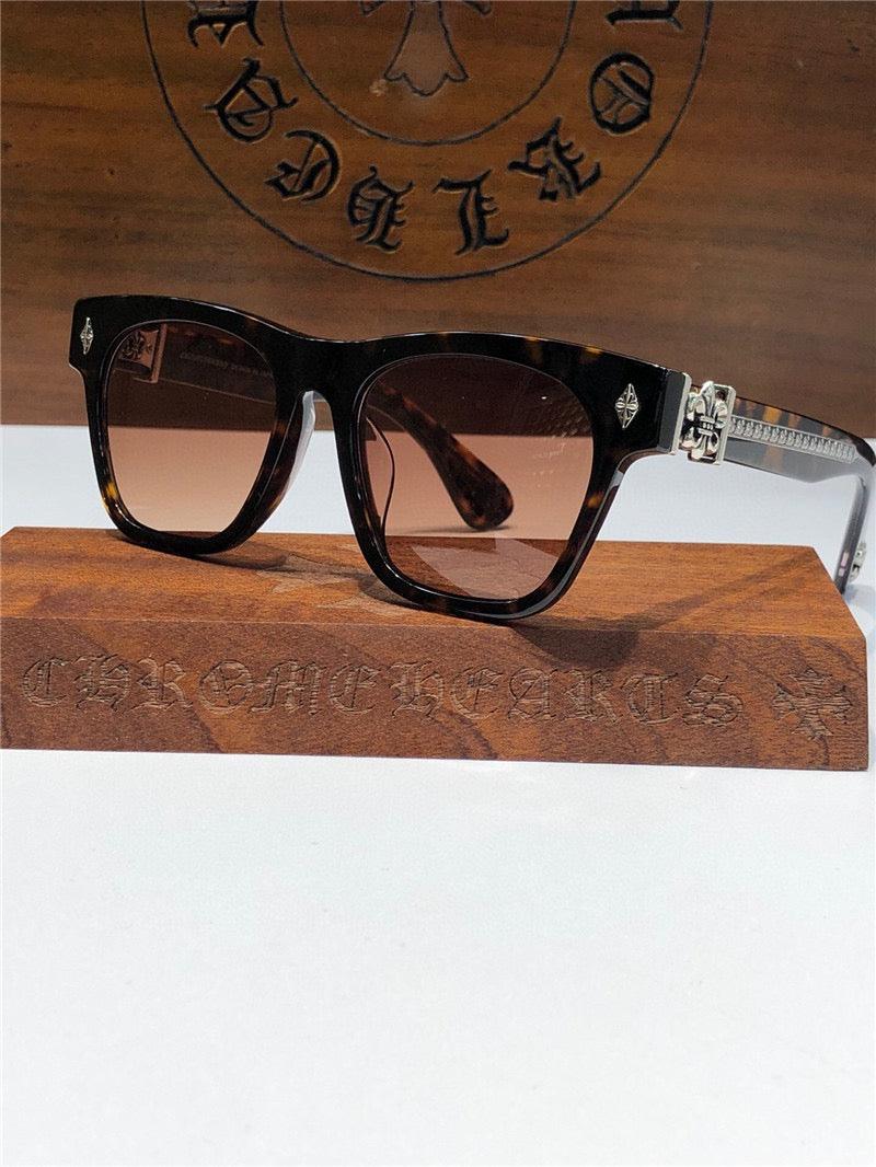 Chrome Hearts 8249 square-frame tinted sunglasses - buyonlinebehappy