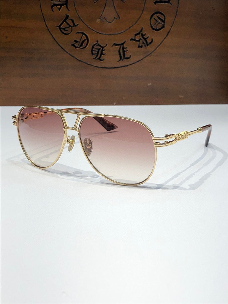 Chrome Hearts Aviator Sunglasses 60mm-4 STYLE🔱 - buyonlinebehappy