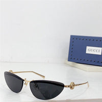 GUCCI Rectangular Frame 2024 in metal frame New Season GG1701 Sunglasses  ✨