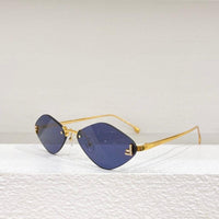 Fendi First FE6082US sunglasses in metal oval shape Women's✨