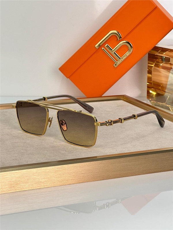 BALMAIN BPS-149C Gold-Silver Sunglasses  ✨