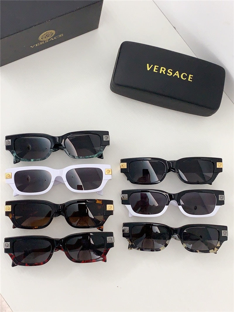 Versace VE4465 GB1/87 53-18 Rectangle Women's SUNGLASSES ✨ - buyonlinebehappy