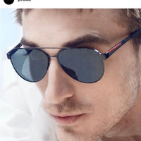 PRADA SPS54T 1AB5Z1 58 Polarized Men's Pilot Sunglasses✨