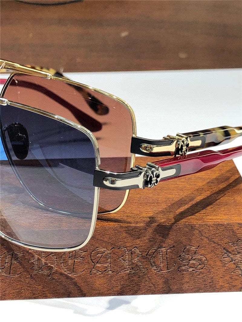 Chrome Hearts 8240 square-frame tinted sunglasses - buyonlinebehappy