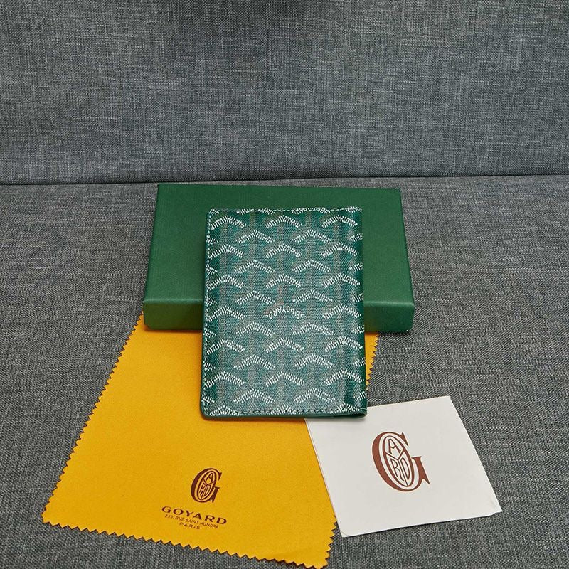 Goyard Grenelle Passport Cover In Goyardine Canvas✨ - buyonlinebehappy