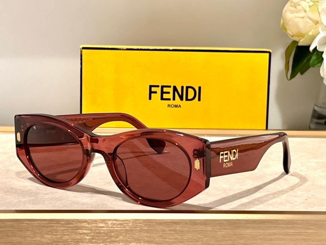 2024 FENDI Roma FE40125 Sunglasses shape Women's✨ - buyonlinebehappy