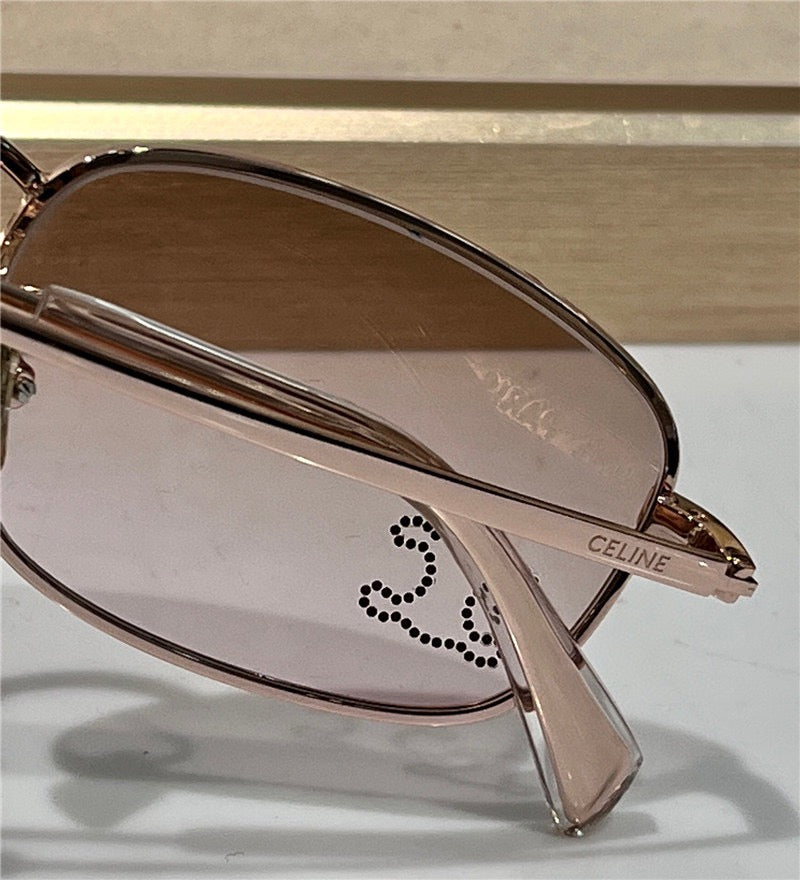 CELINE 2024 ovals Triomphe metal 40284 Sunglasses ✨ - buyonlinebehappy